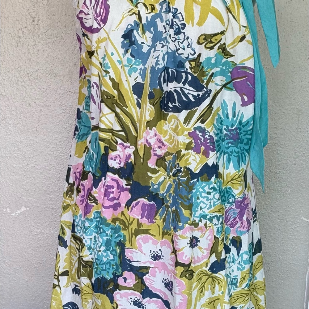 Tommy Bahama Floral Midi Dress - Multicolor light weight spring summer
